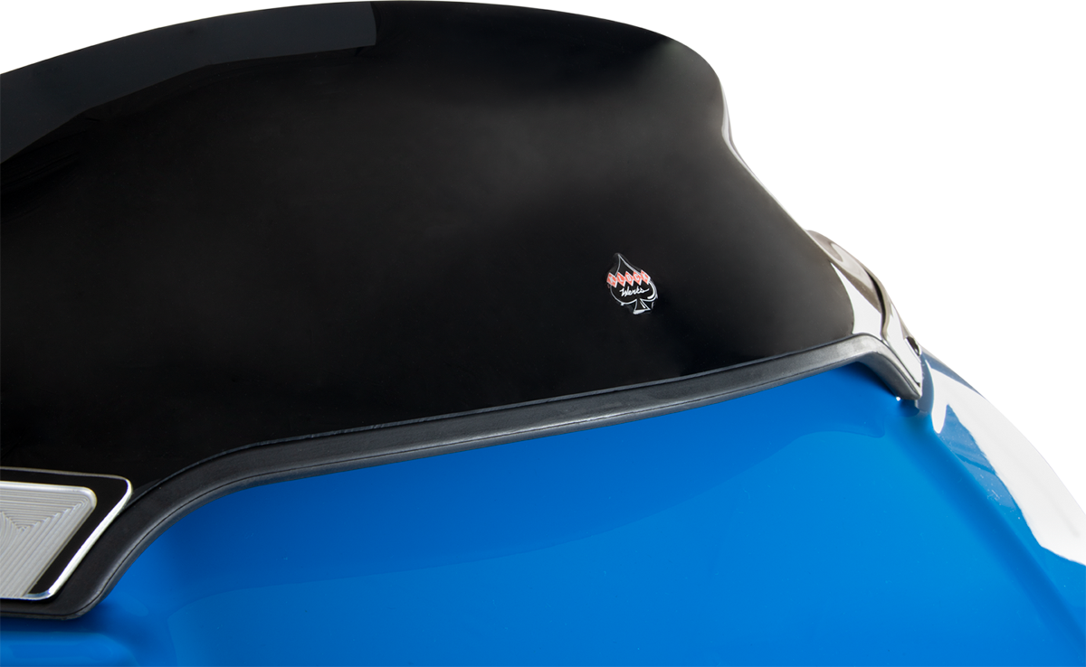 Klock Werks Sport Flare® Windshield - 6" - Black - '15-'25 FLTR