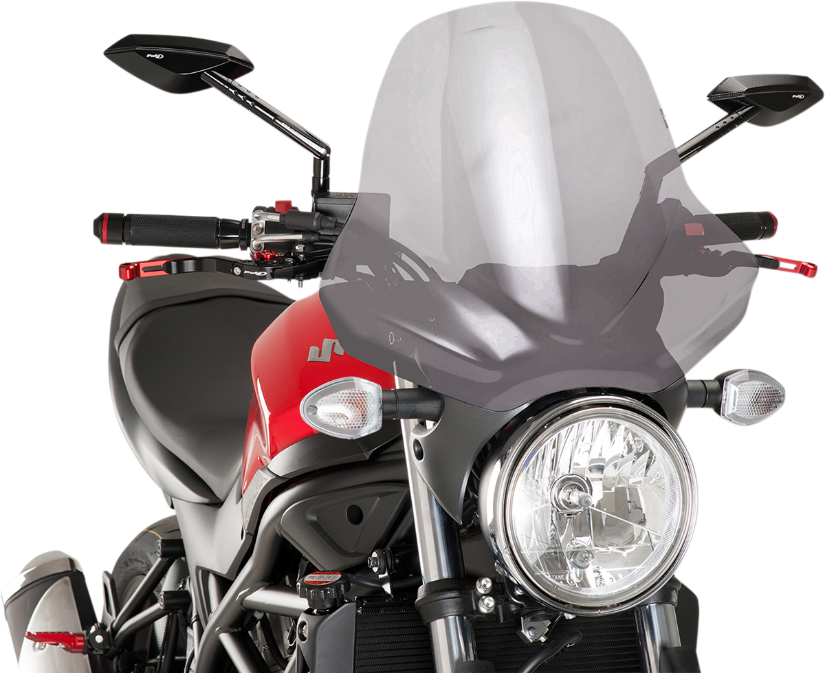 PUIG HI-Tech Parts New Generation Windscreen - 18-7/8" - Smoke