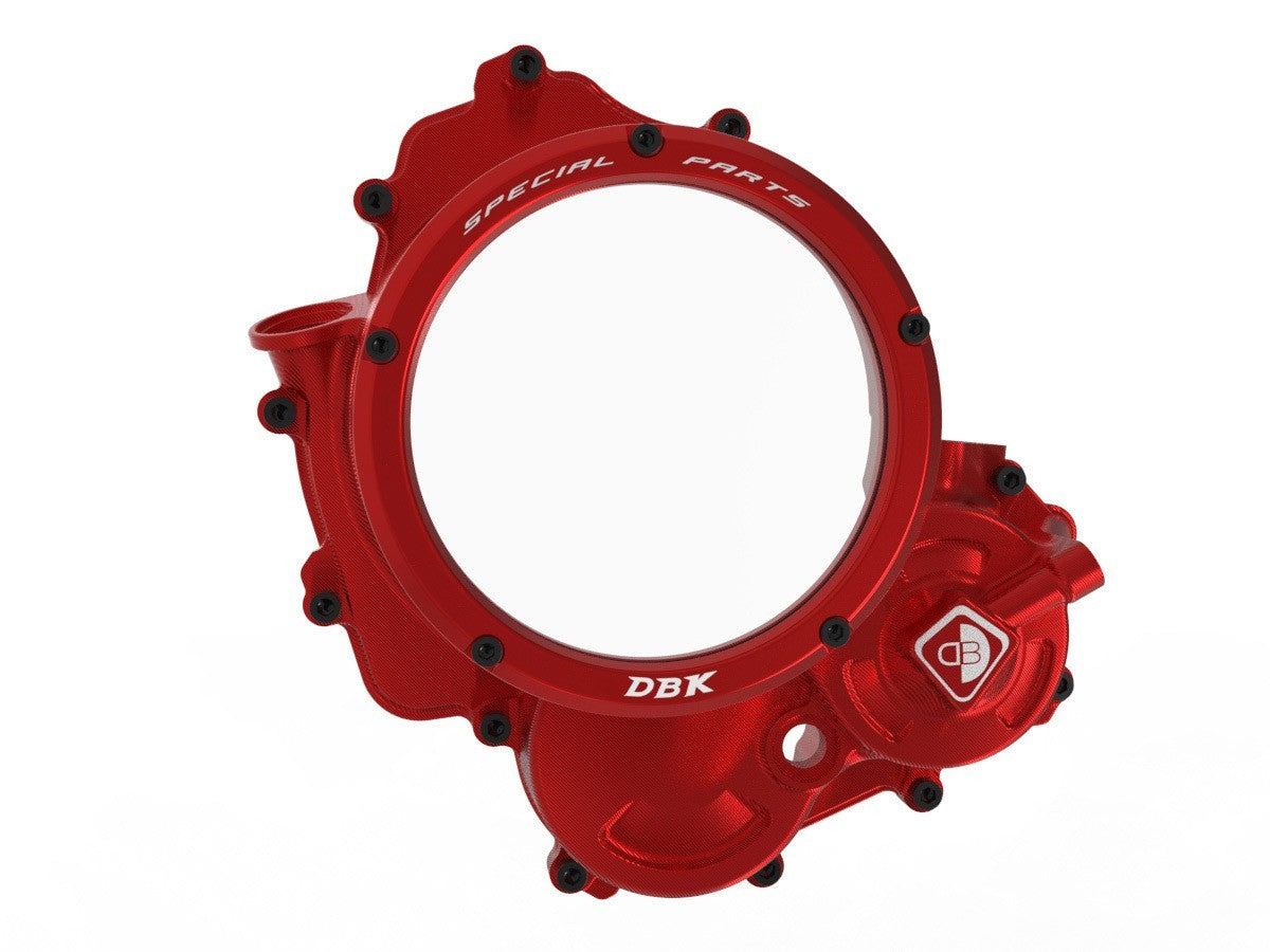 Ducabike DBK CCDV15 Ducati HM 698 Mono Clear Clutch Cover 3D-EVO - RED-RED