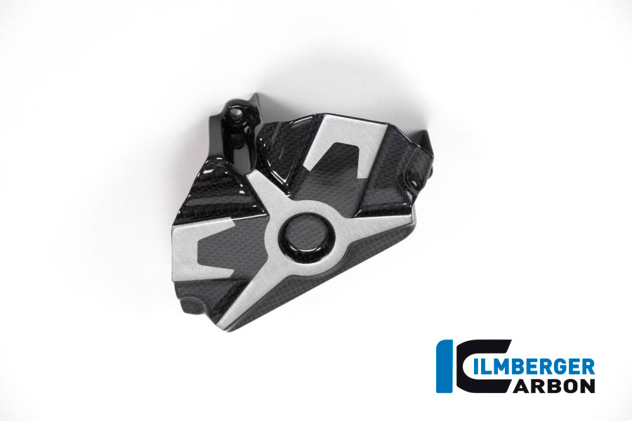 Ilmberger Carbon Cam Belt Covers With Chrome Decal Ducati XDiavel 2016 - Gloss