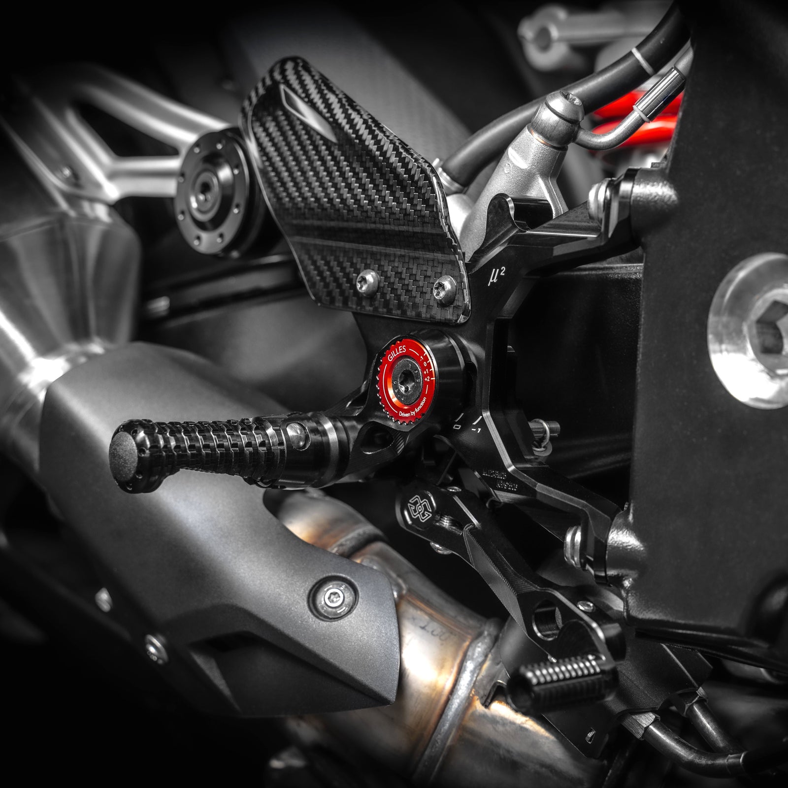 Gilles Tooling MUE2 Adjsutable Racing Rear Sets For BMW S1000R K63