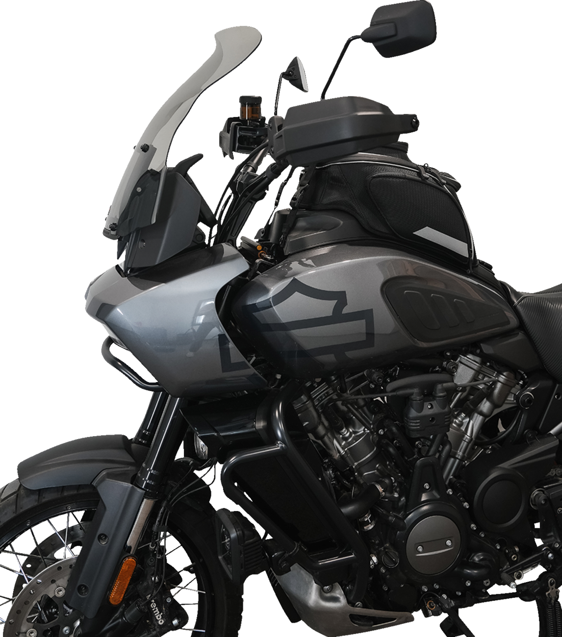 Klock Werks Flare® Windshield - 15-1/2" - Tint - '21-'25 Pan America