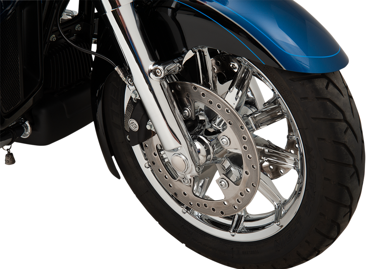 Klock Werks Axle Kit - Flush Mount - Front - Black W/Polished End Caps