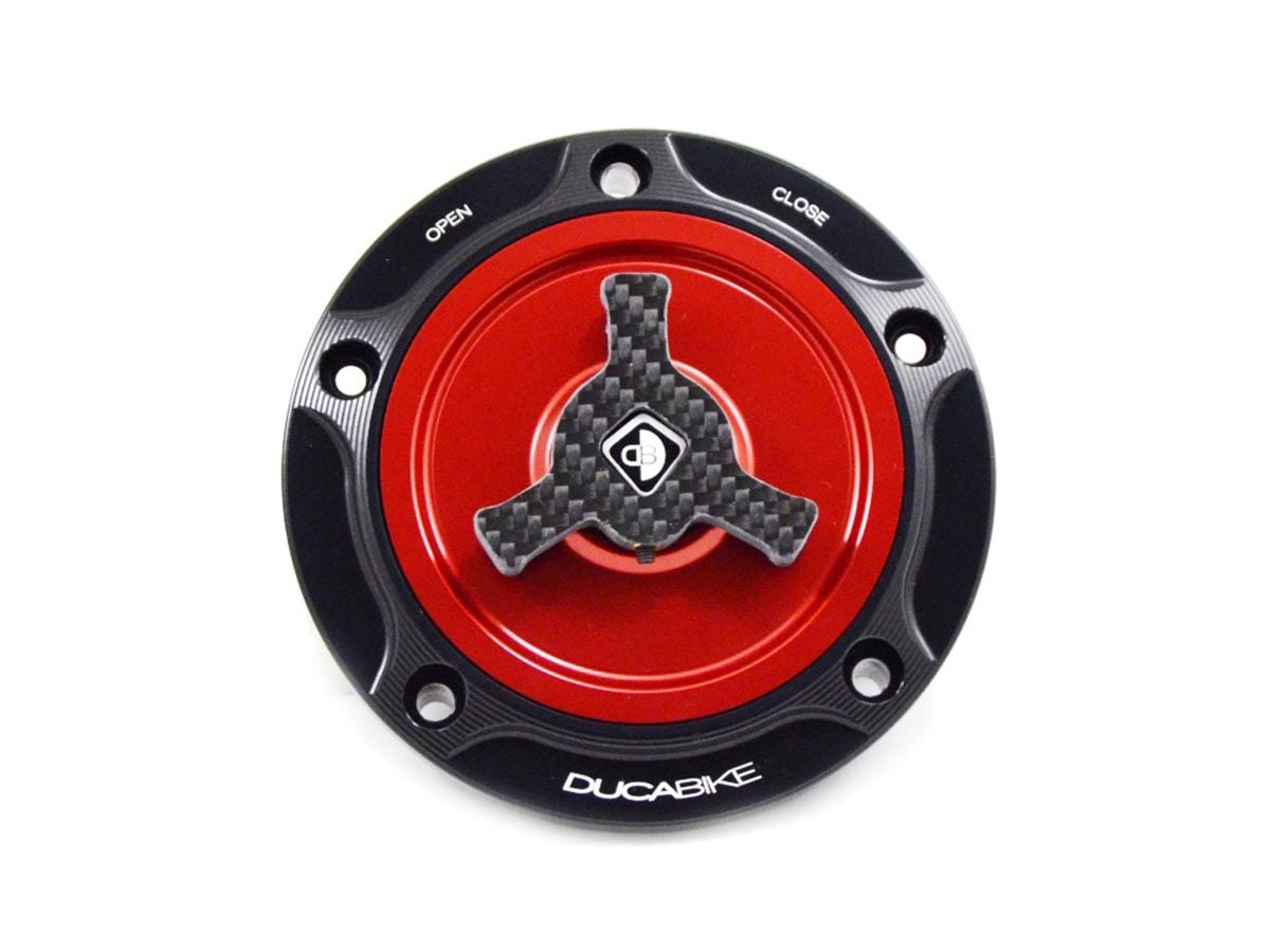 Ducabike DBK Tsb06 Fuel Tank Cap - BLACK-RED