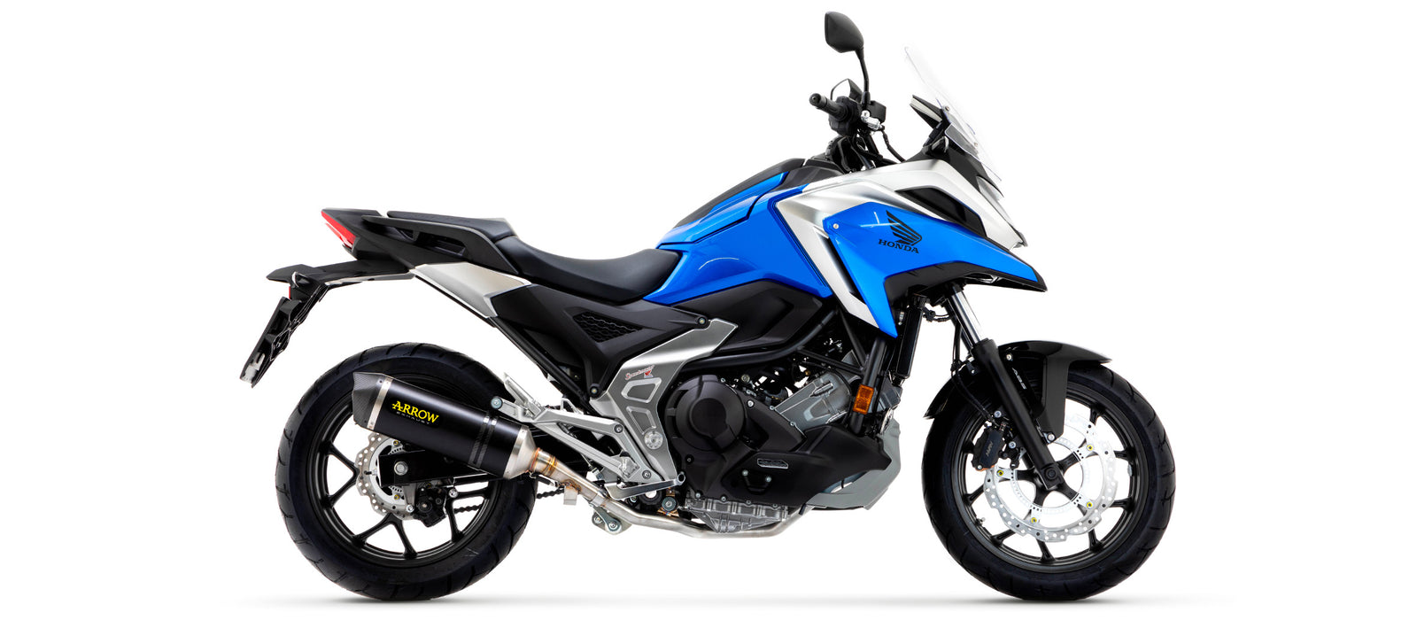 Arrow 71933AKN Race-Tech Aluminium Dark Slip On With Carbon End Cap