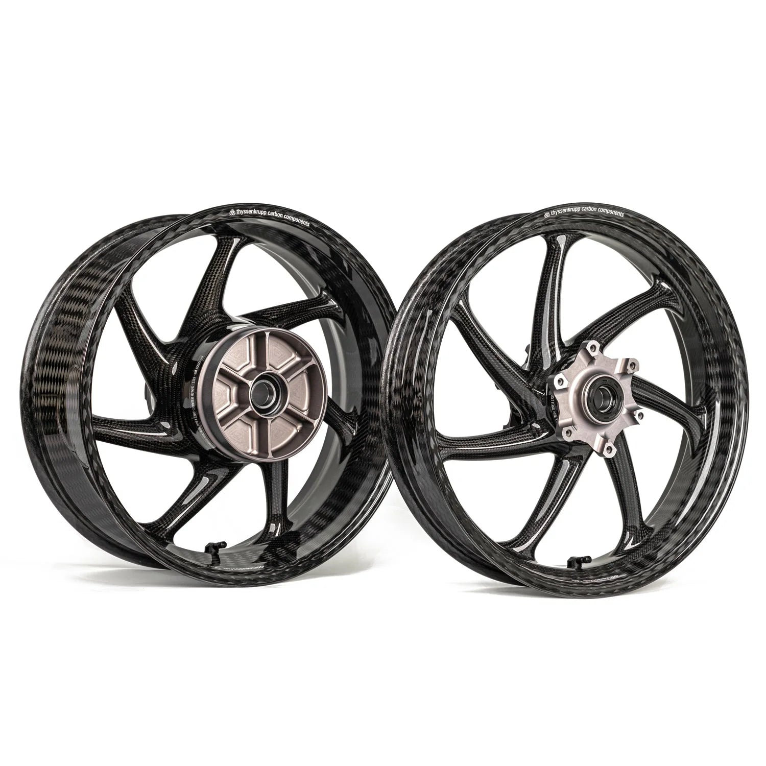Thyssenkrupp Braided Carbon Fiber Wheel Set For GSXR 1000 1000R
