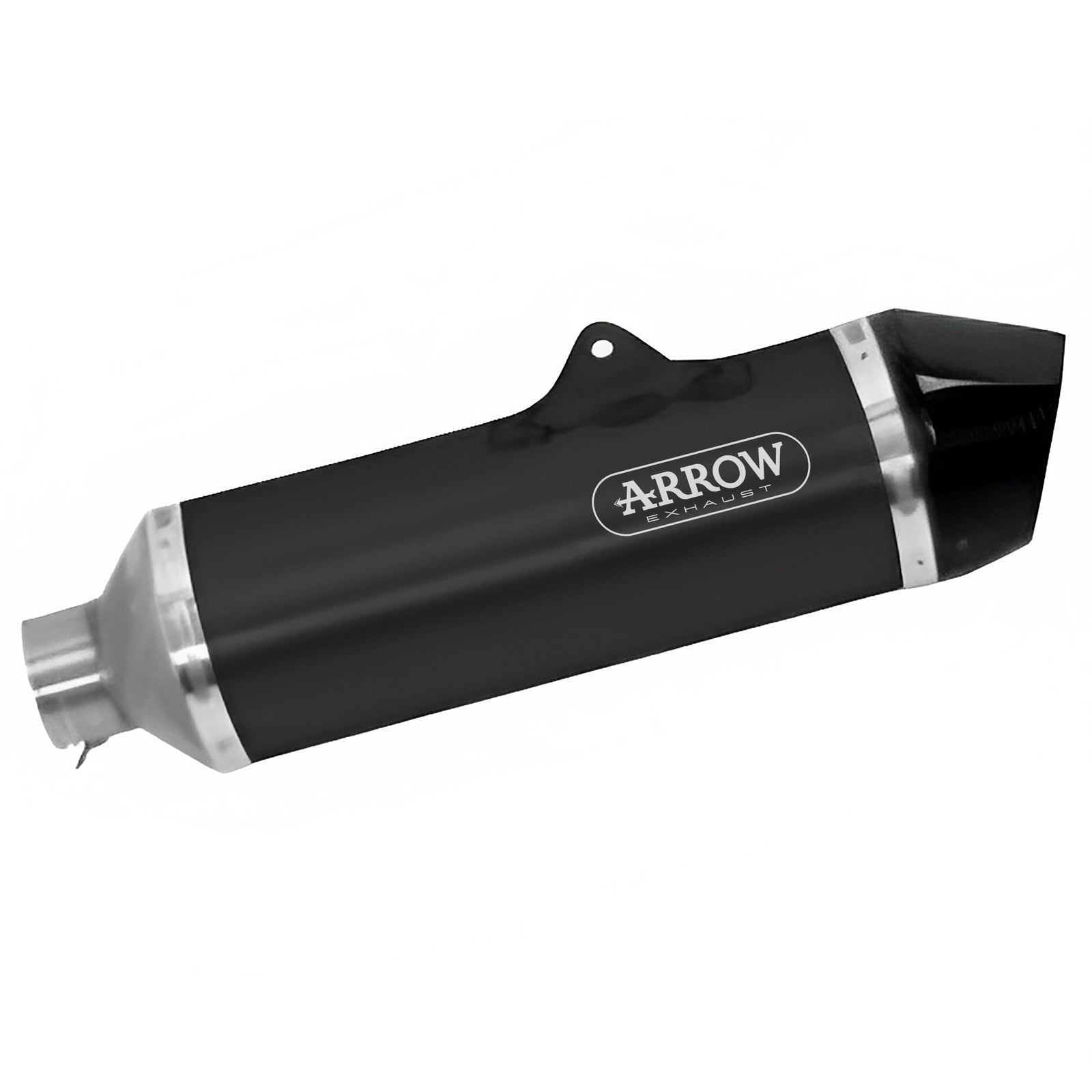 Arrow 72623AKN Race-Tech Aluminium Dark Slip On With Carbon End Cap