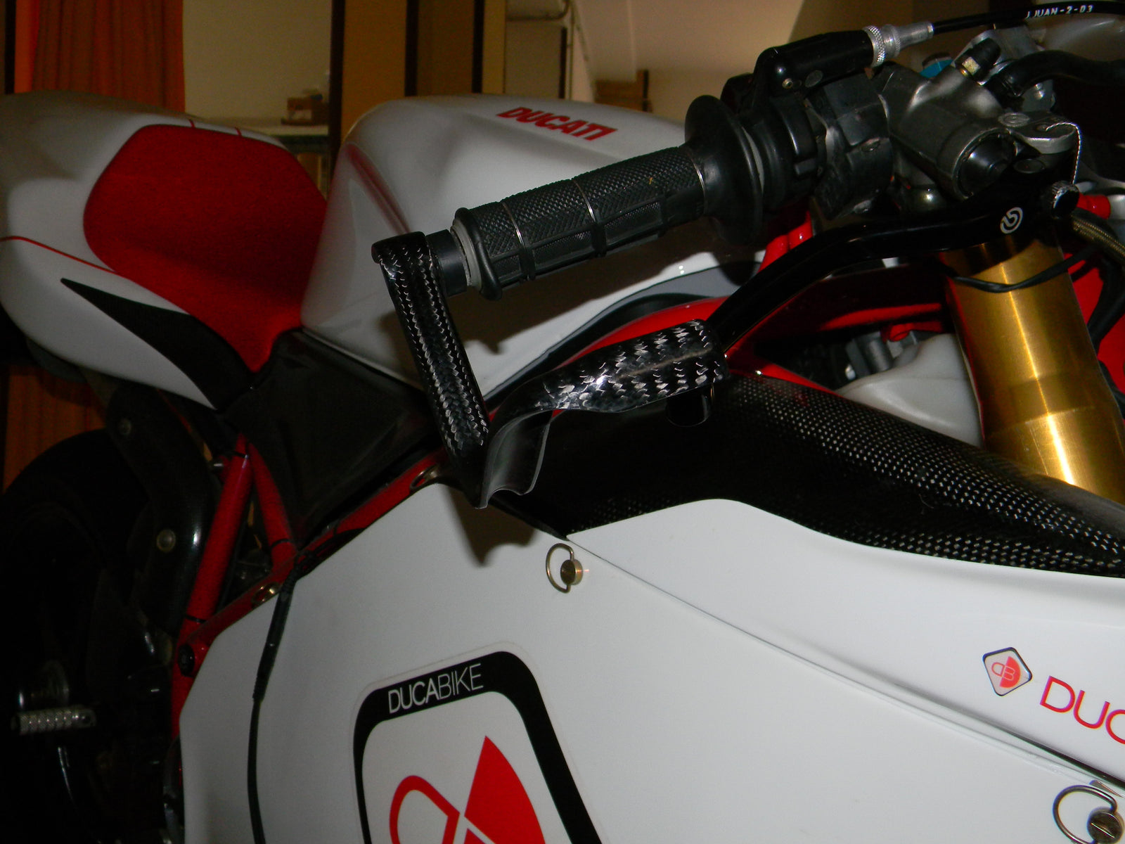 Ducabike DBK PLF02X V4 Carbon Brake Lever Protection