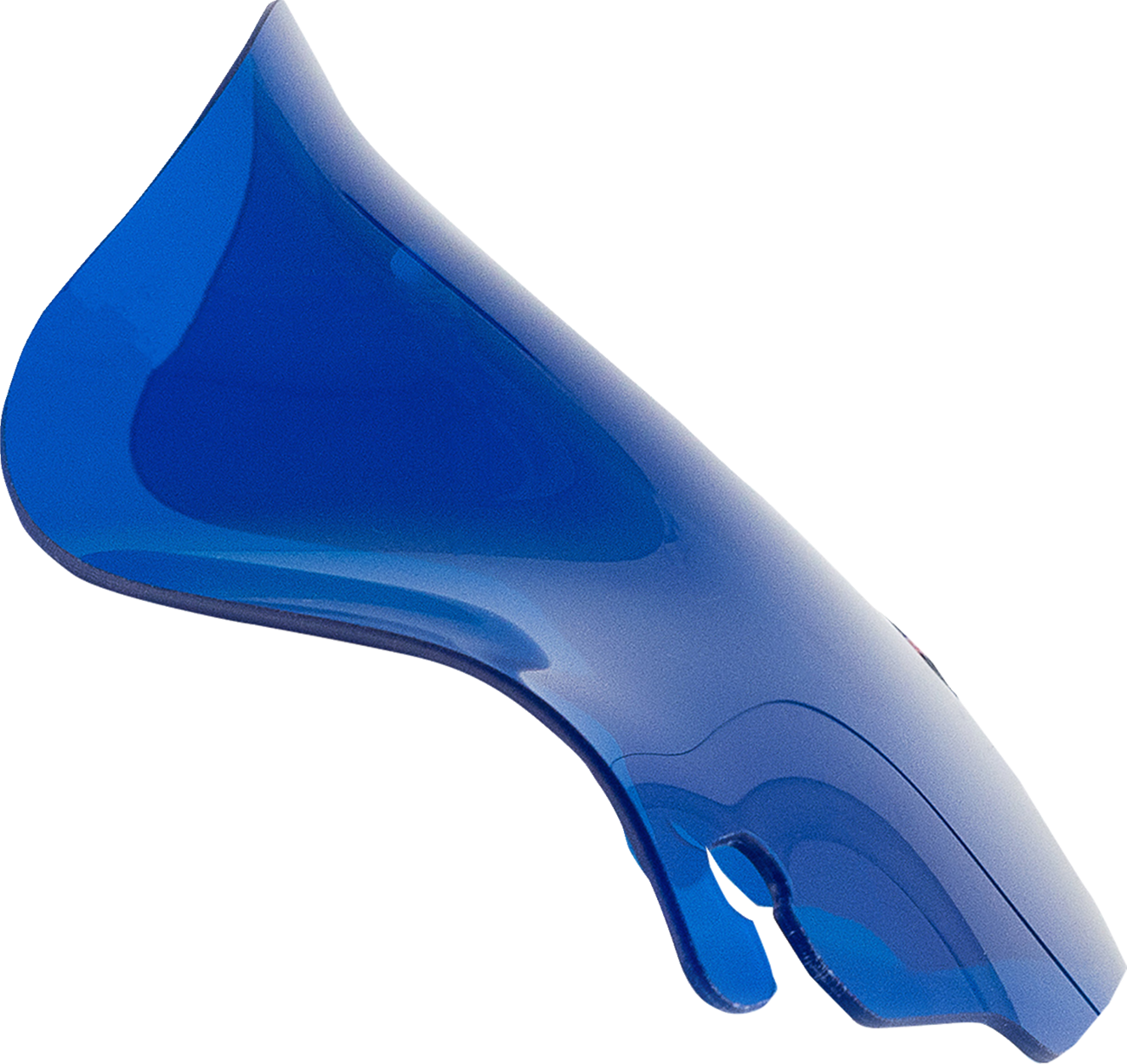 Klock Werks Kolor Flare® Windshield - 6-1/2" - Blue - '96-'13 FLHT/FLHX