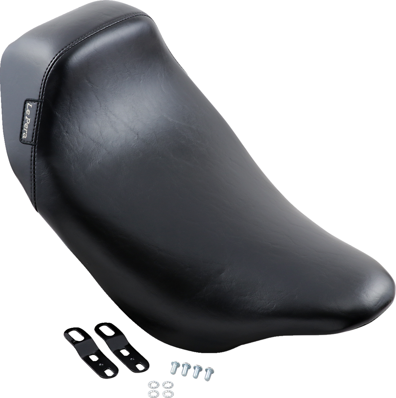 Le Pera Bare Bones Solo Seat - Smooth - Black - FL '08-'23