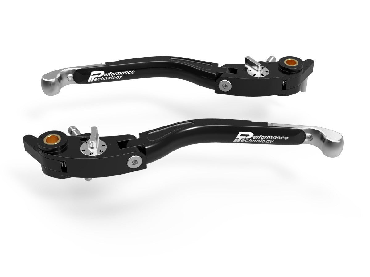 Ducabike DBK LEA01 Brake / Clutch Adjustable Levers Eco GP 2 - BLACK-SILVER