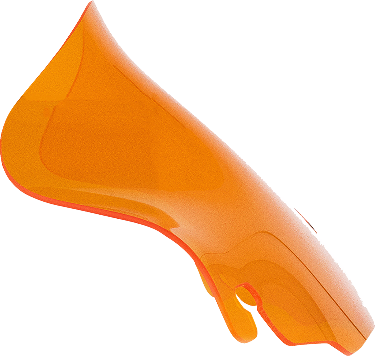 Klock Werks Kolor Flare® Windshield - 6-1/2" - Orange - '96-'13 FLHT/FLHX
