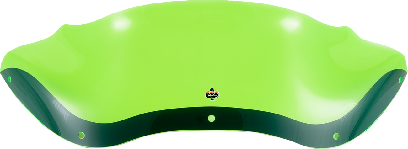 Klock Werks Ice Flare® Windshield - 8" - Green Ice - '98-'13 FLTR