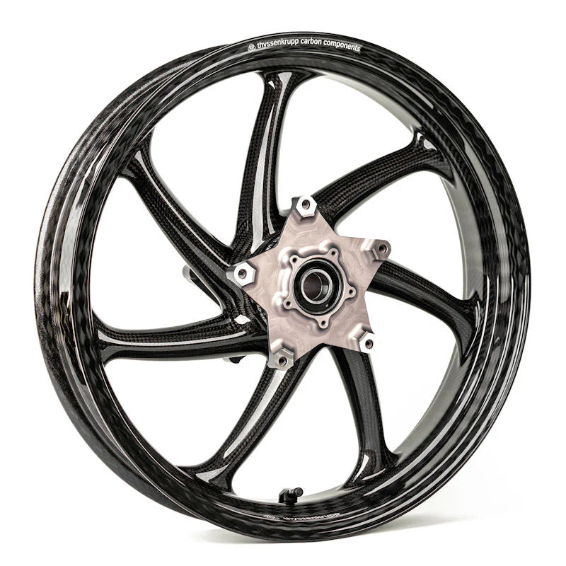Thyssenkrupp Braided Carbon Fiber Wheel Set For Yamaha R1 R1M R1S