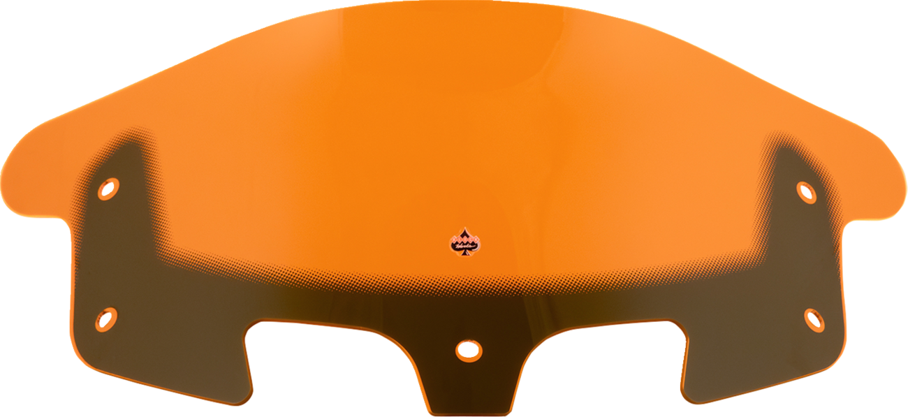 Klock Werks Ice Flare® Windshield - 10" - Orange Ice - '14-'26 Indian