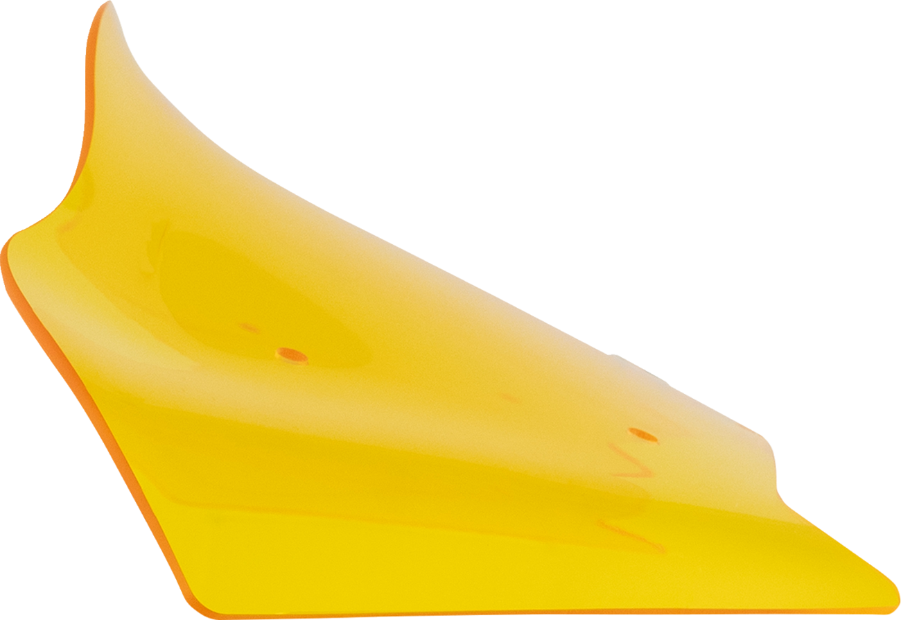 Klock Werks Kolor Flare® Windshield - 8" - Yellow - '23-'25 FLHX
