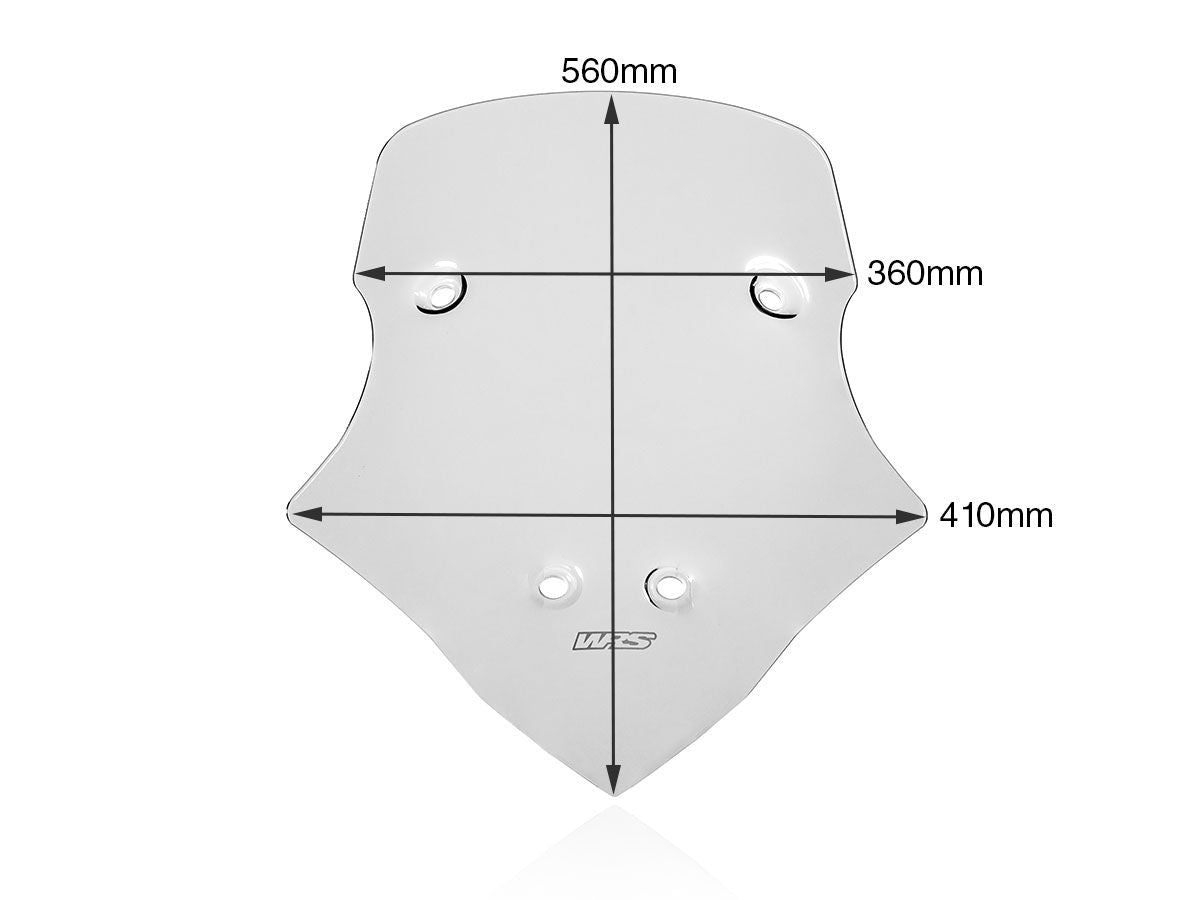 WRS Caponord Windscreen Ducati Multistrada V4 / S / S Sport / Pikes Peak 2020-2026