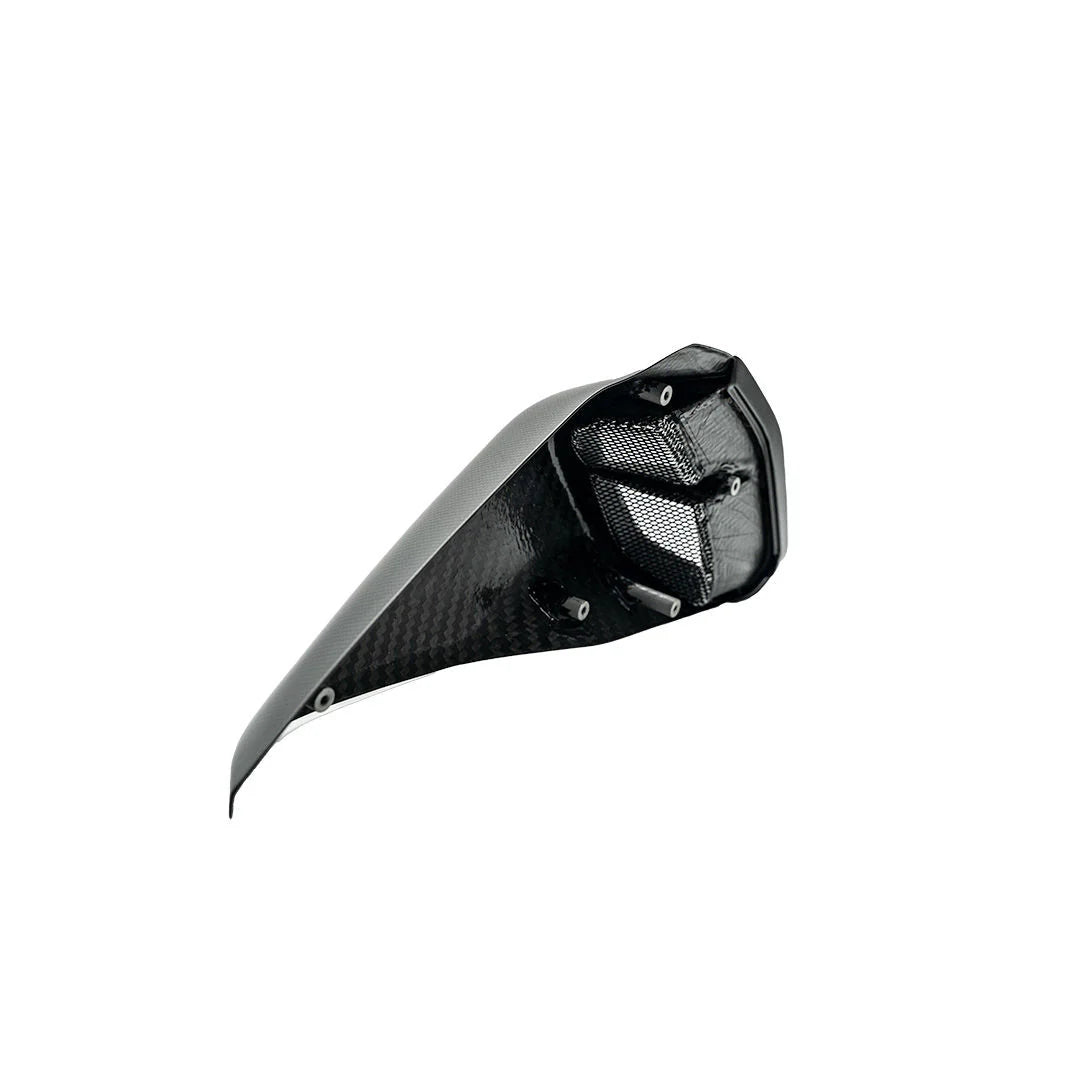 Ilmberger Carbon Fiber Satin Air Intake Set With Mesh For Ducati Diavel V4