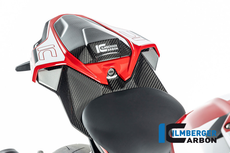 Ilmberger Carbon Passenger Seat Cover BMW M1000RR 2023-2026 - Gloss / Twill