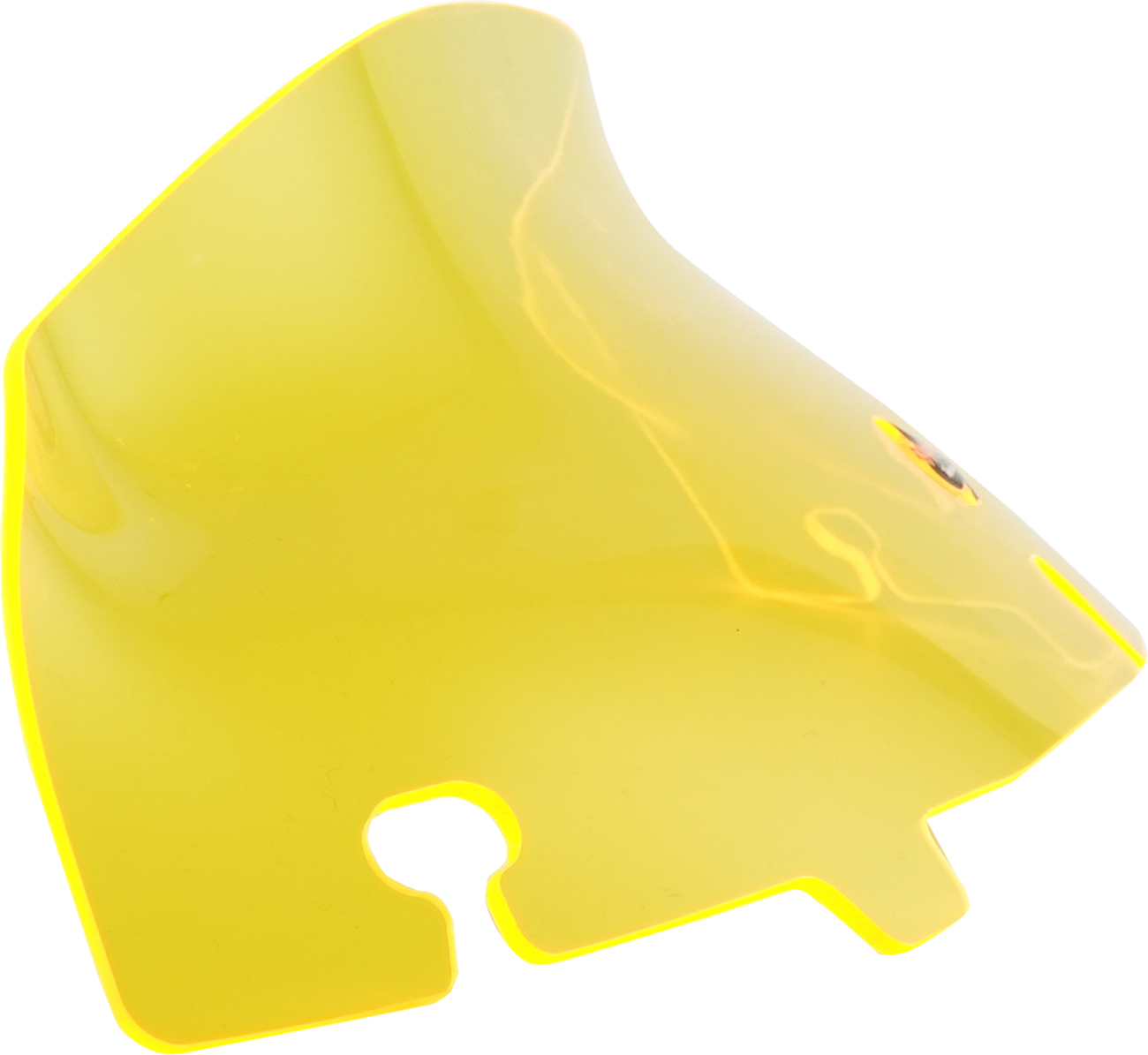 Klock Werks Ice Flare® Windshield - 4" - Yellow Ice - '14-'25 FLHT/FLHX