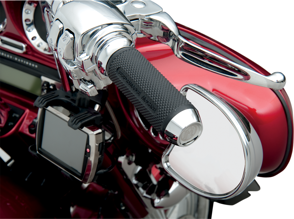 Performance Machine (PM) Elite Custom Grips - TBW - Chrome