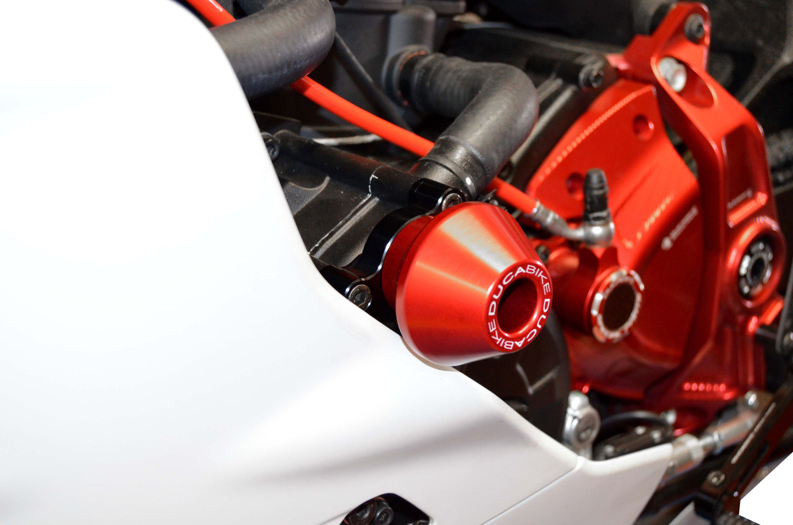 Ducabike DBK PTSS02 Supersport My17 Frame Protection - RED