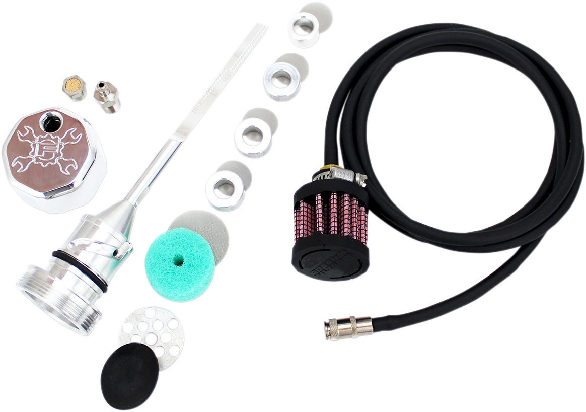 Feuling Parts Vented Dipstick - Polished - M8 Softail