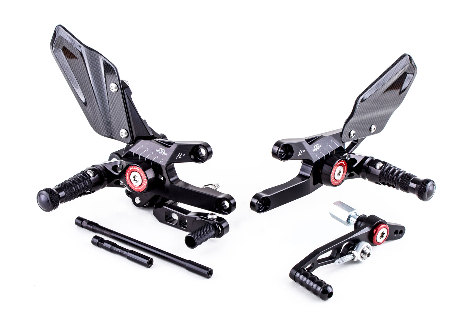 Gilles Tooling Footrest System MUE2 Black