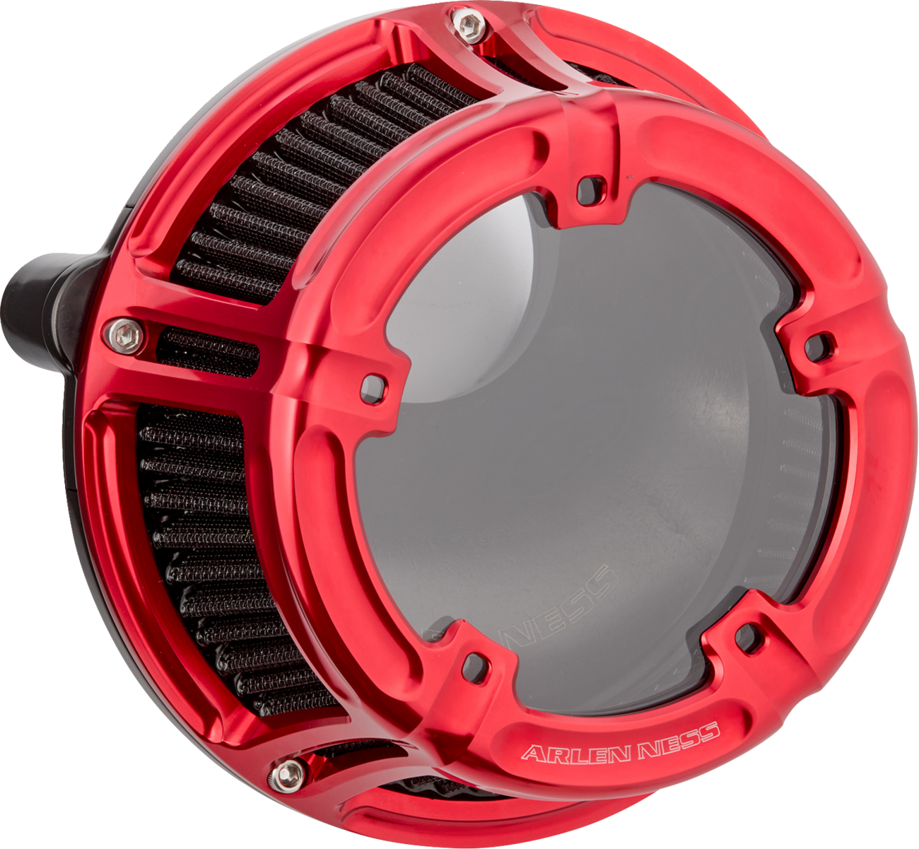 Arlen NESS Method™ Clear Series Air Cleaner - Red