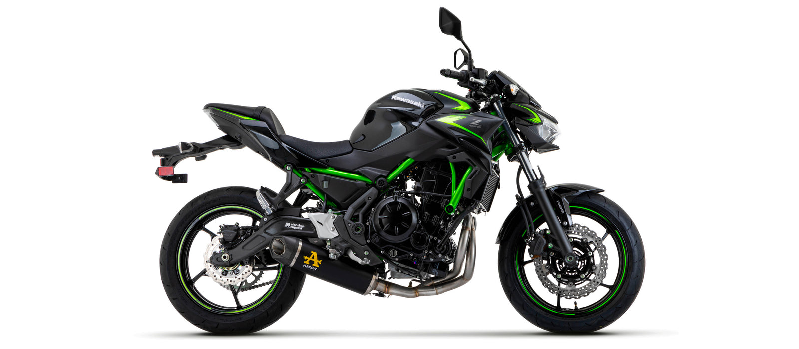 Indy-Race Aluminium Dark" Slip On With Carbon Fiber End Cap"