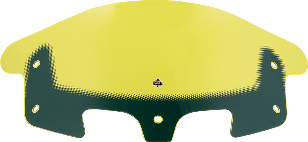 Klock Werks Ice Flare® Windshield - 10" - Yellow Ice - '14-'26 Indian