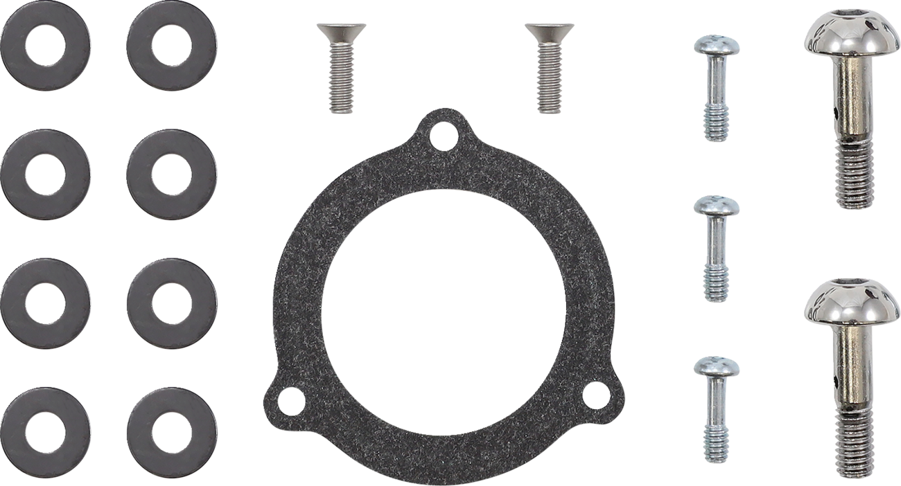 S&S Cycle Air Stinger Stealth Air Cleaner Kit - Chrome Ring