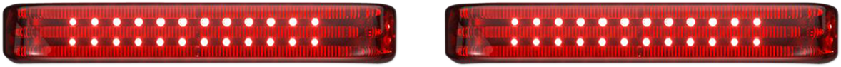 Custom Dynamics Saddlebag Lights - BCM - Black/Red