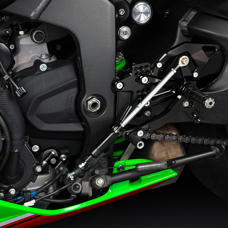 Bonamici Racing Adjustable Rearsets - Kawasaki ZX-6R