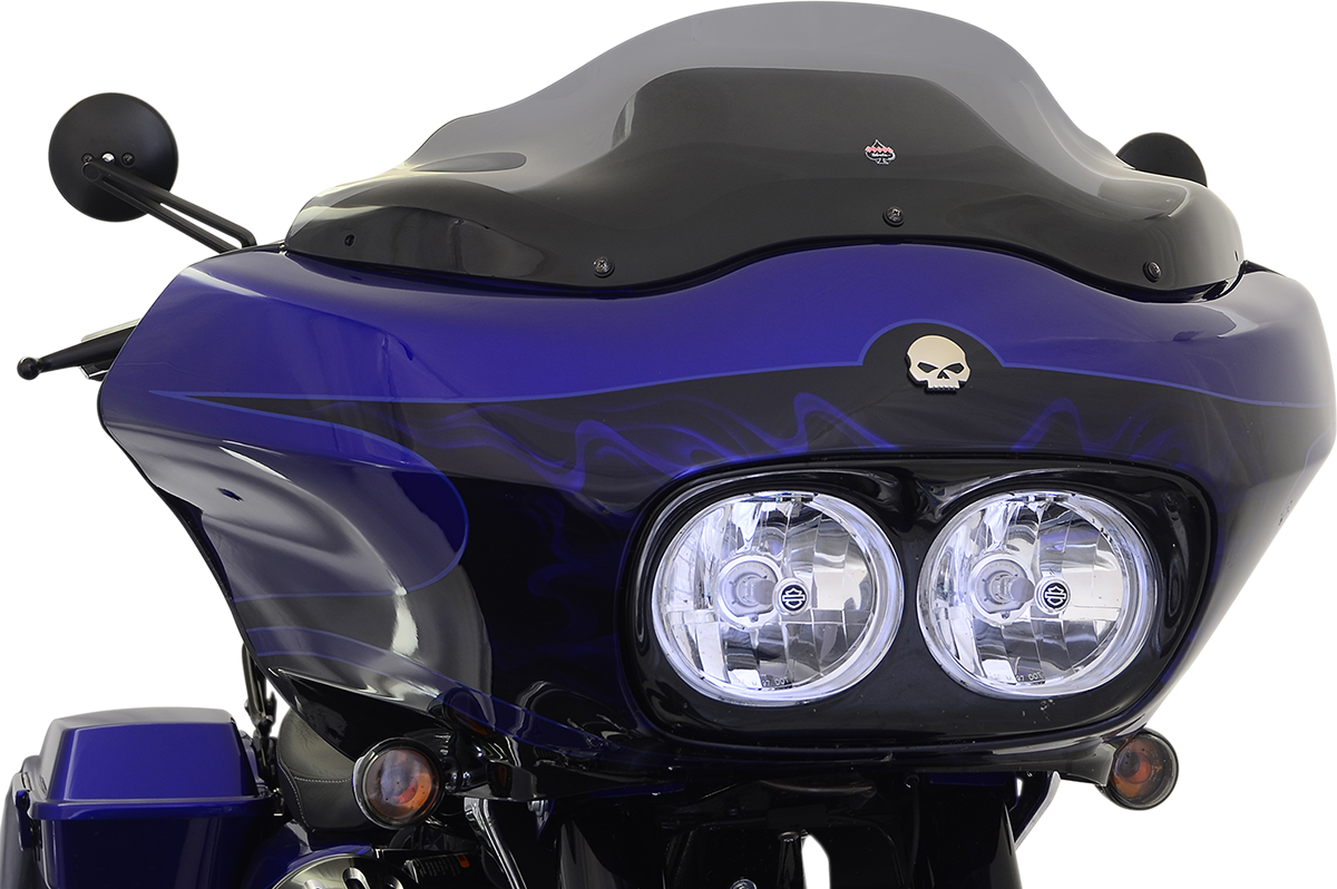 Klock Werks Sport Flare® Windshield - 8" - Smoke - '98-'13 FLTR