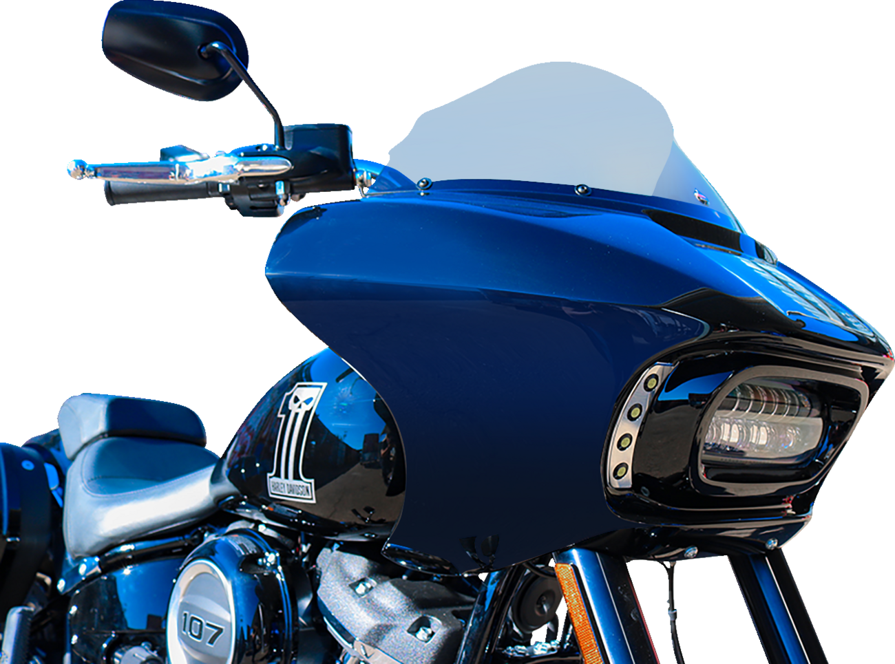 Paul Yaffe Bagger Nation Sharknado® Fairing - 9" Windshield - Harley-Davidson