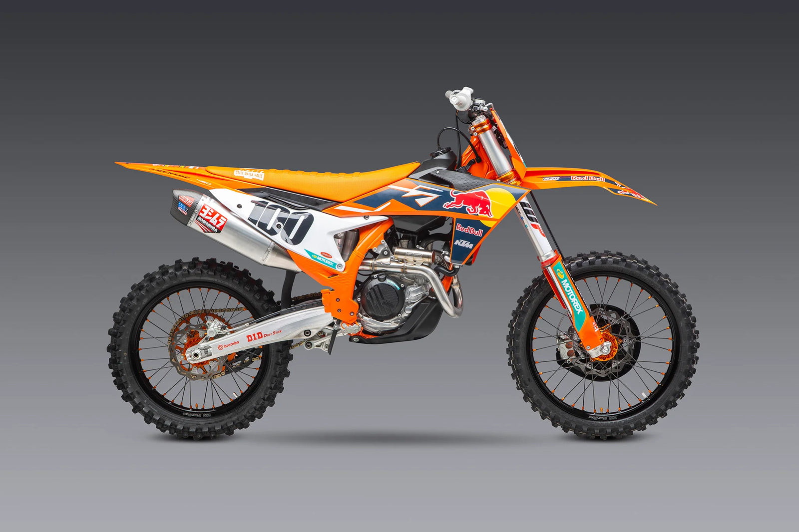 Yoshimura KTM 450sx-F FE 22-26/Husqvarna FC450 RE 22-26 RS-12 Stainless Full Exhaust, W/ Aluminum Muffler