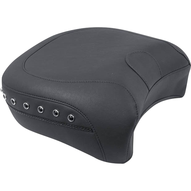 Mustang Wide Rear Seat - Studded - Black - FL '97-'25