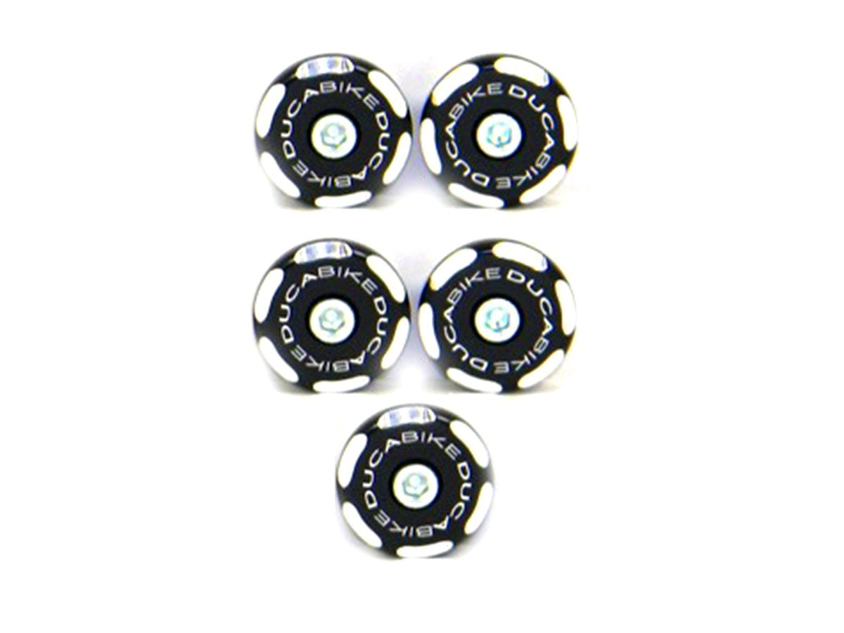 Ducabike DBK TTHM02 Kit Frame Plugs - BLACK
