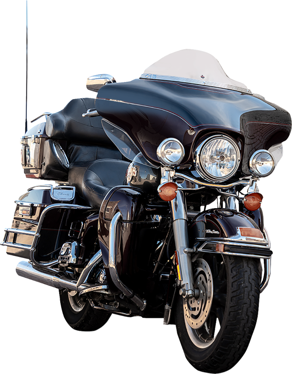 Klock Werks Flare® Windshield - 6-1/2" - Clear - '96-'13 FLH