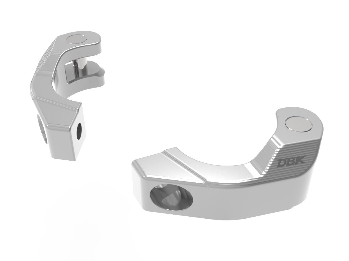 Ducabike DBK MPSS01 Panigale V2 MY 2025 Clamps For Mounting Racing Half-Handlebars - Silver
