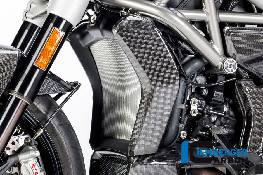 Ilmberger Carbon Radiator Cover Left Ducati XDiavel 2016 - Gloss
