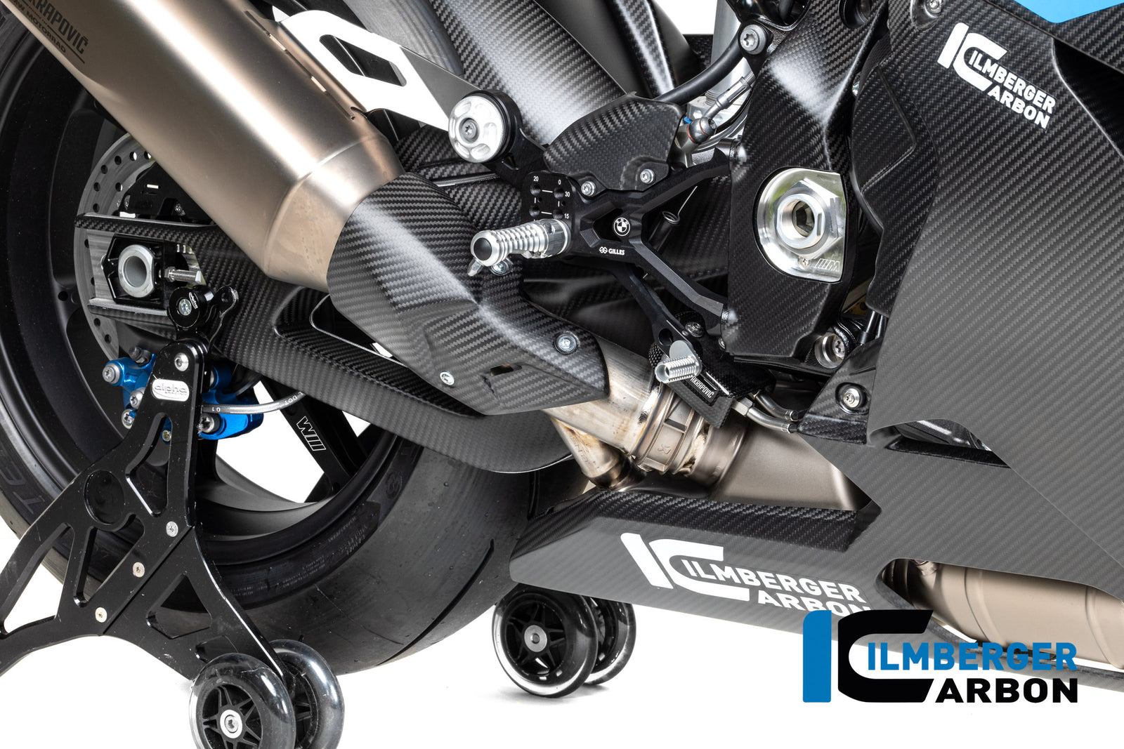 Ilmberger Carbon Swingarm Cover Right BMW M1000RR / S1000RR - Matte / Twill
