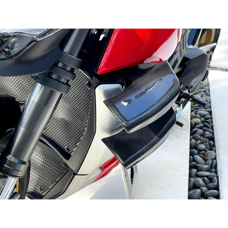 Fullsix Carbon Fiber Wing Winglet Set For Ducati Streetfighter V4 V4S