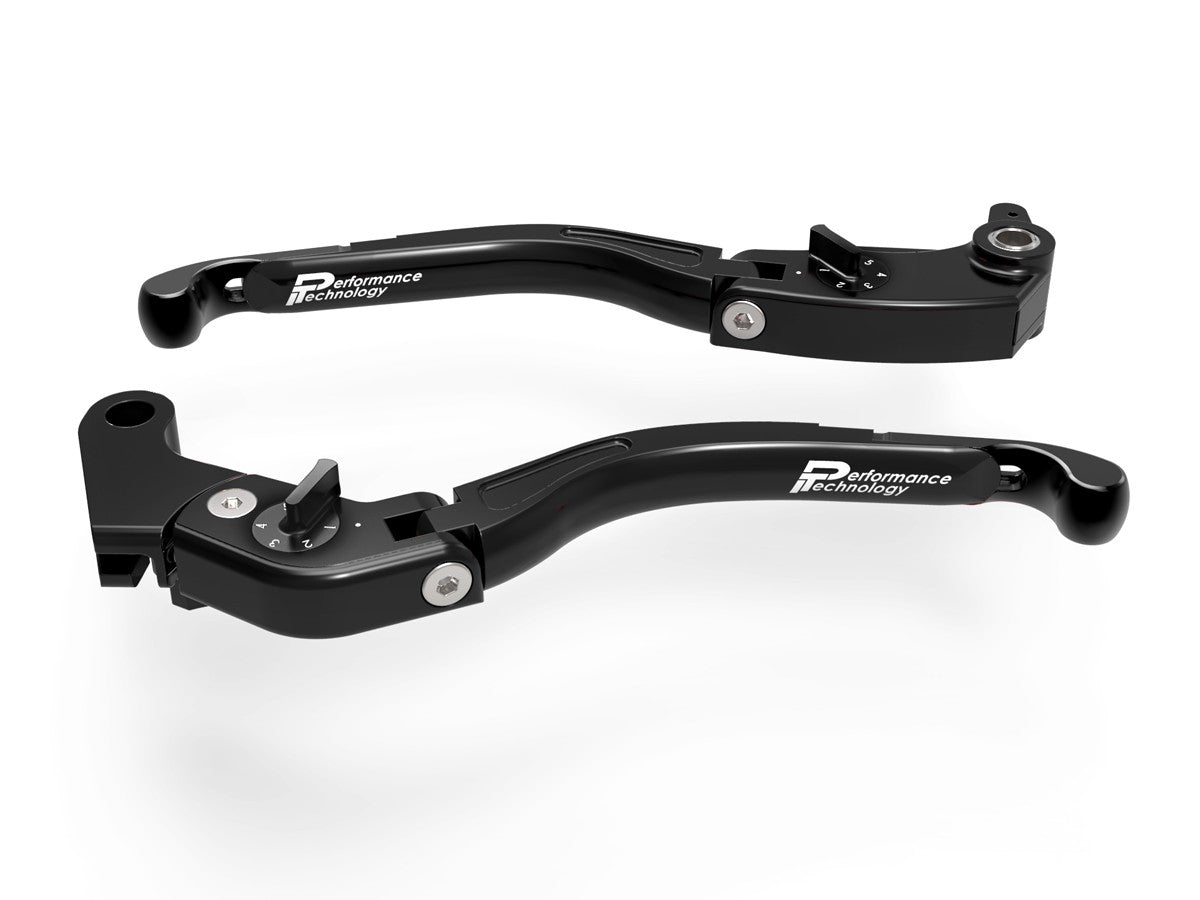 Ducabike DBK LEA11 Brake / Clutch Adjustable Levers Eco GP 2 - BLACK-BLACK