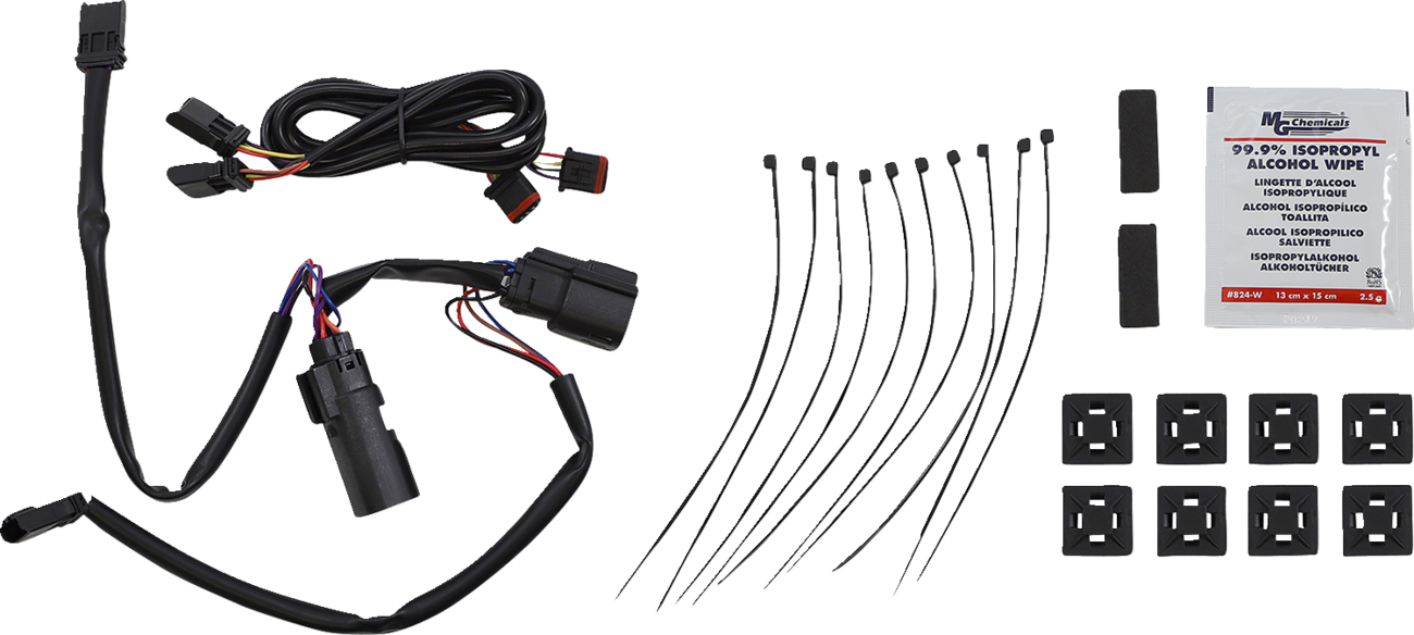 Custom Dynamics Latch Light - Saddlebag - Dual Color - Red - Chrome