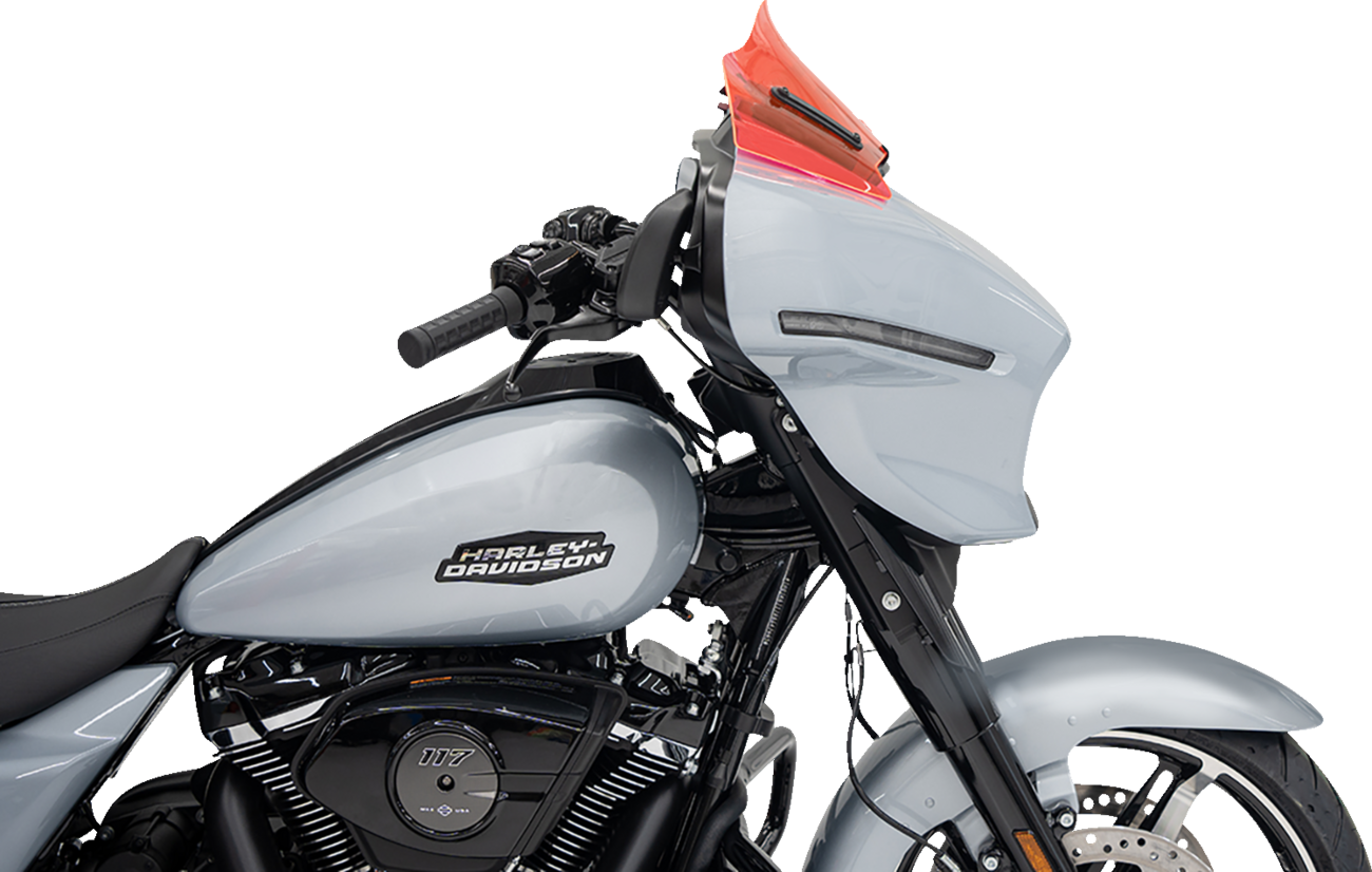 Klock Werks Ice Flare® Windshield - 8" - Pink Ice - FLHX