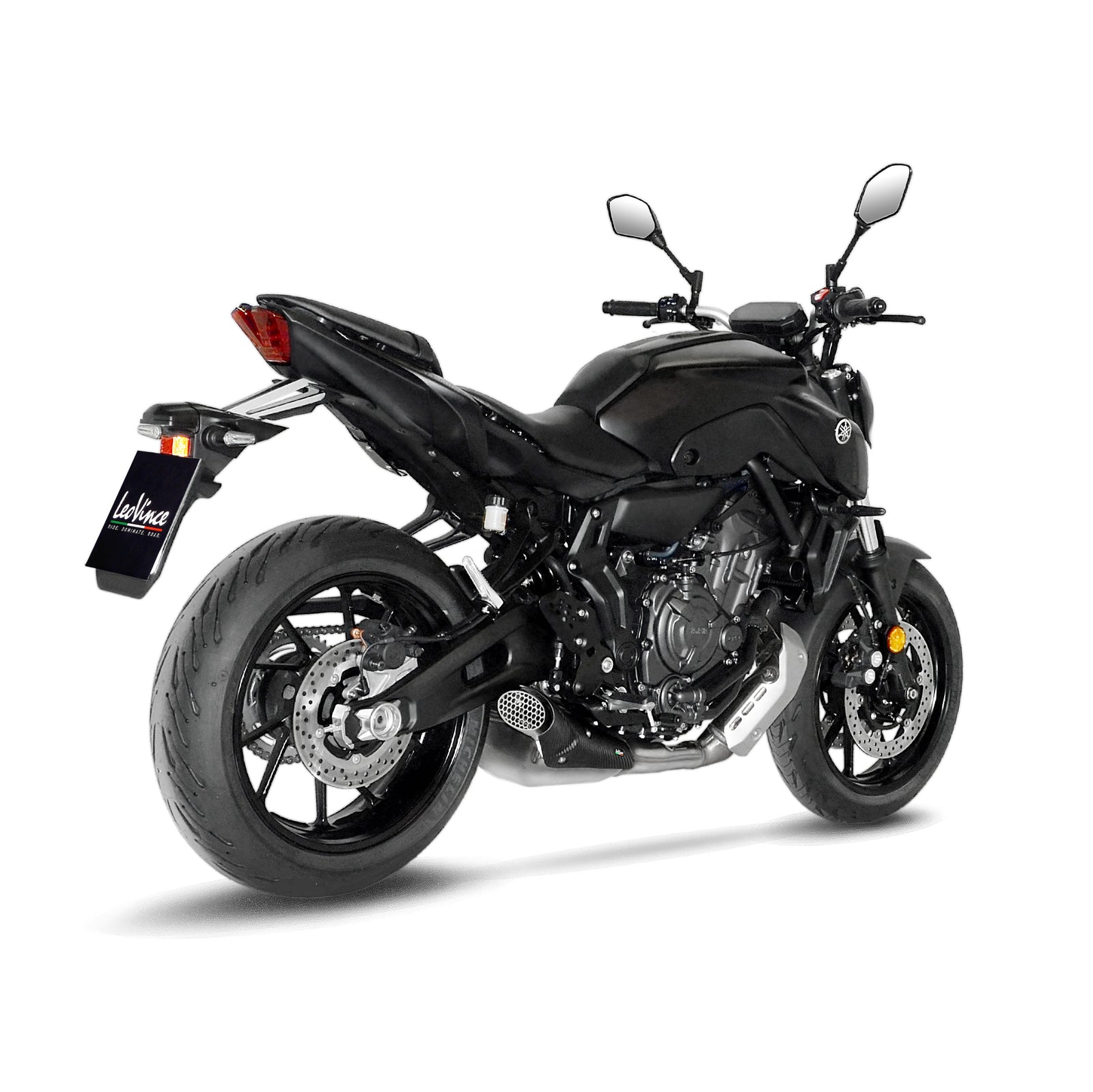 LeoVince Exhaust Tip (14290) - for YAMAHA | MT-07 | 2021 - 2024; YAMAHA | MT-07/FZ-07 | 2014 - 2016; YAMAHA | MT-07/FZ-07 | 2017 - 2020 - image 3 of 7