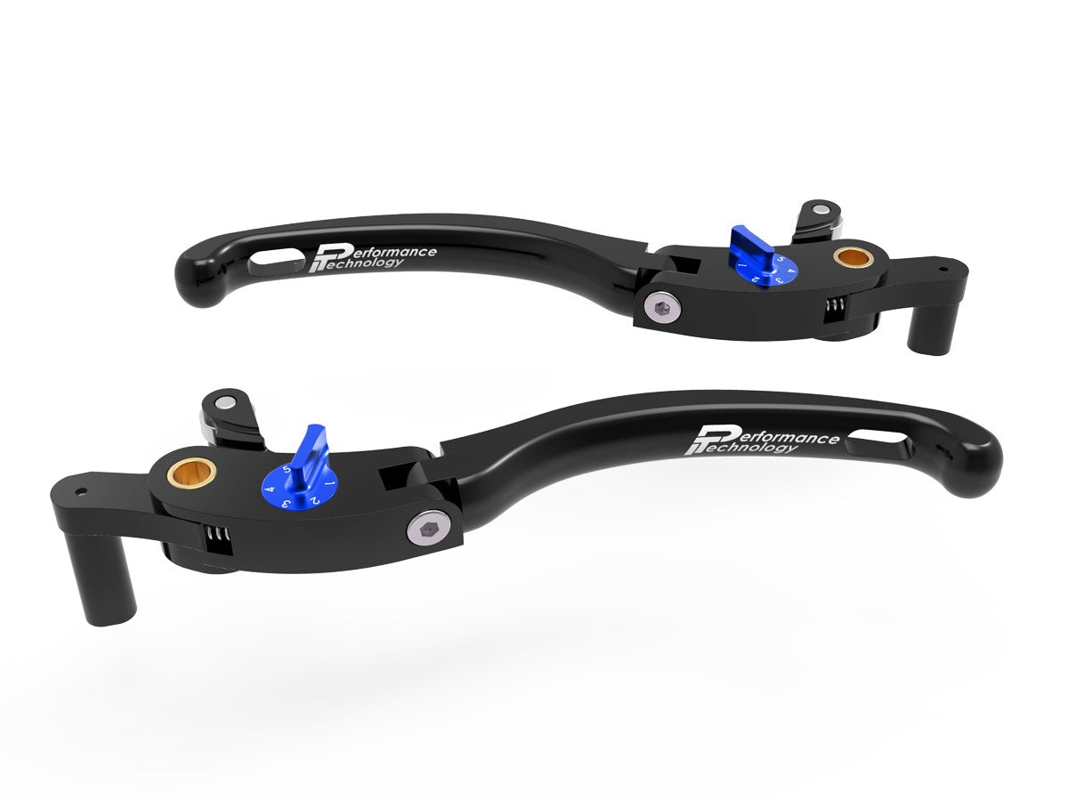 Ducabike DBK LE15 Brake / Clutch Adjustable Levers Eco GP 1 - BLACK-BLUE