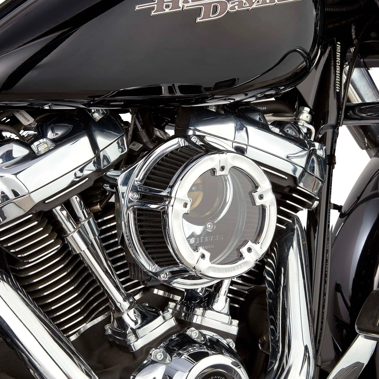 Arlen NESS Method™ Clear Series Air Cleaner - Chrome